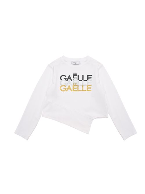 T-shirt, bambina, logata. GAELLE PARIS | 2741M00610WH
